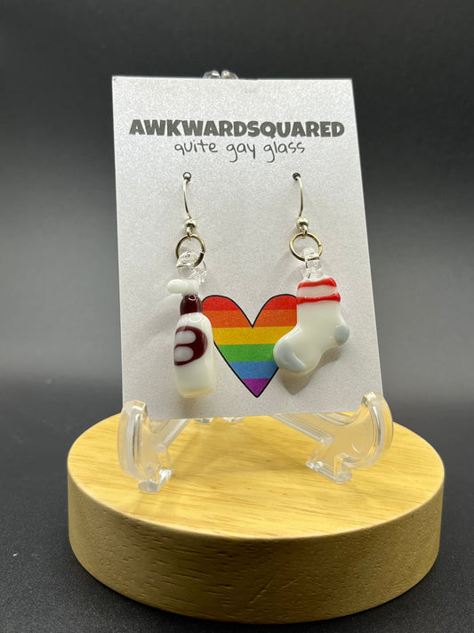 riding solo earrings